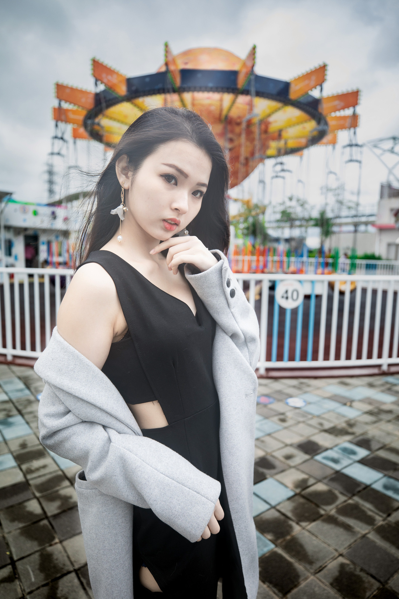 沈秋國作品  邻家女孩杨宓凌